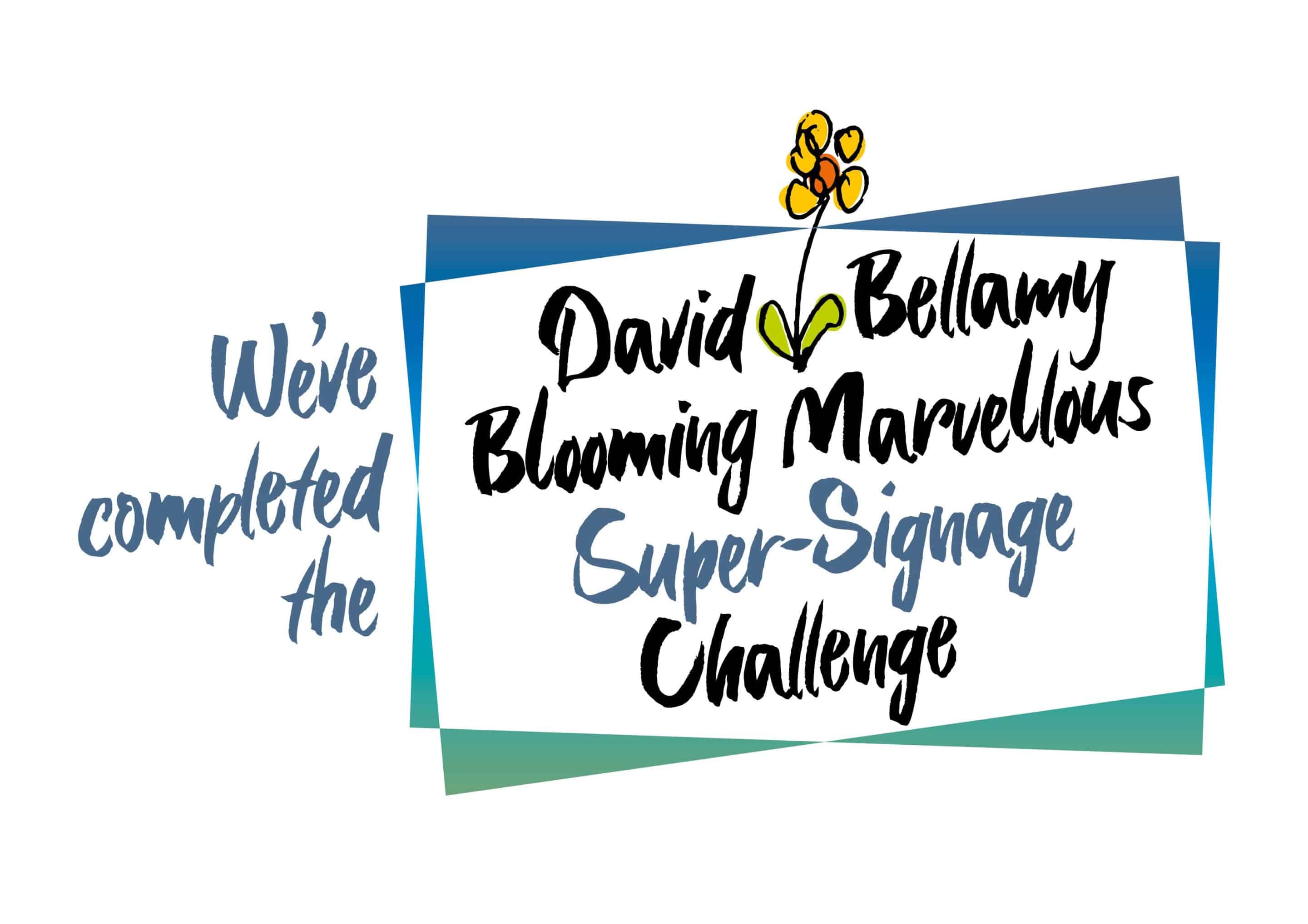 bellamy Super Signage Challenge Logo - Completed