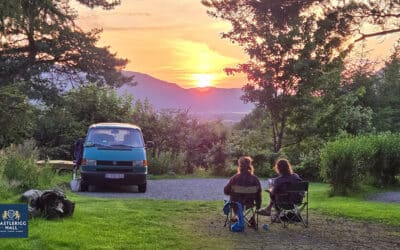 Lake District Campsite Sunsets | The Best Views at Castlerigg Hall